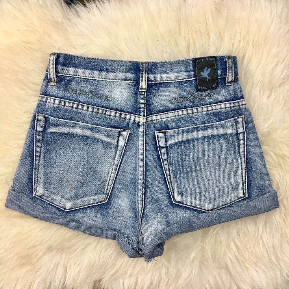 {One Teaspoon} High-rise Cut-offs - Picture 3 of 8